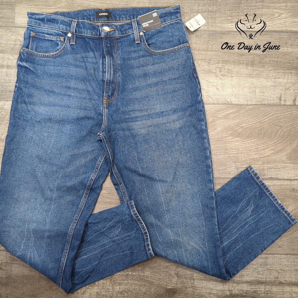 Express Modern Straight Leg Jeans Size 12